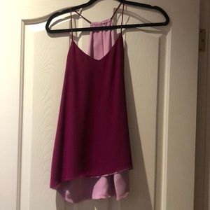 Reversible spaghetti strap top